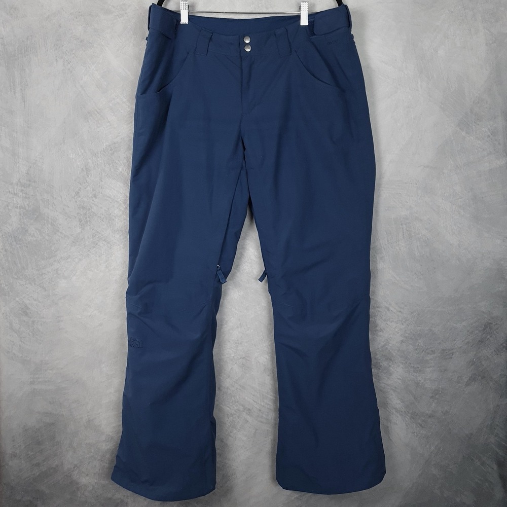 The North Face Snow Pants Womens XL Blue HyVent Waterproof Insulated Ski Winter